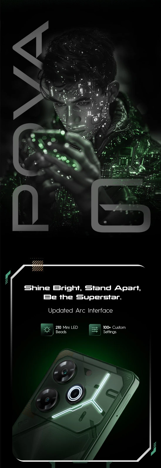 Shine bright, Stand apart and Be the superstar